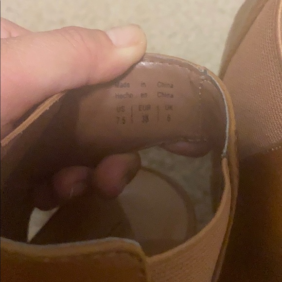 Call It Spring Open Toe Bootie Shaped Heels - Picture 7 of 7